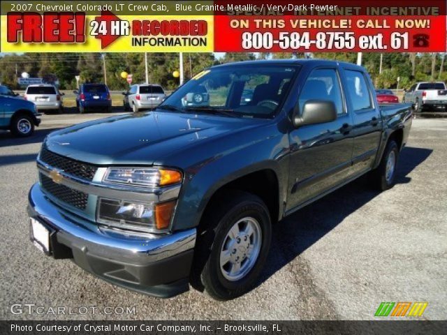 2007 Chevrolet Colorado LT Crew Cab in Blue Granite Metallic