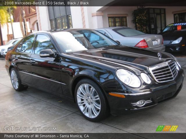 2008 Mercedes-Benz E 350 Sedan in Black