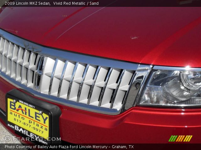 2009 Lincoln MKZ Sedan in Vivid Red Metallic
