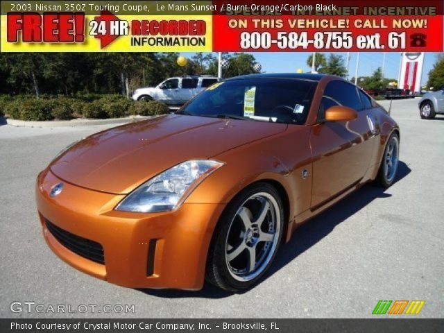 2003 Nissan 350Z Touring Coupe in Le Mans Sunset
