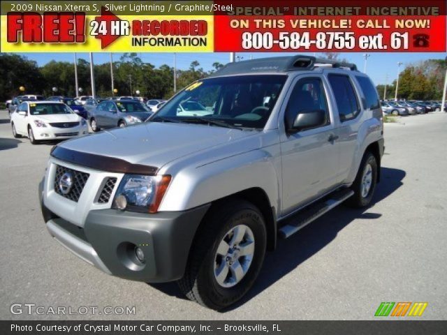 2009 Nissan Xterra S in Silver Lightning