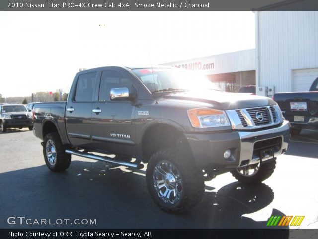 2010 Nissan Titan PRO-4X Crew Cab 4x4 in Smoke Metallic