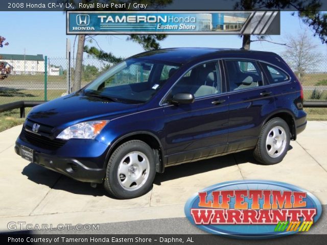2008 Honda CR-V LX in Royal Blue Pearl