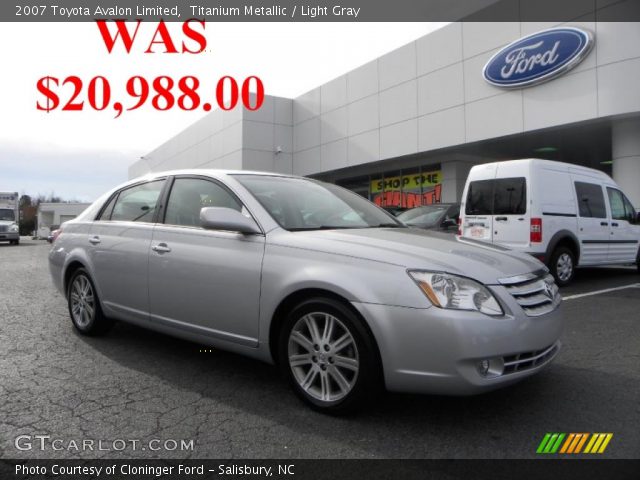 2007 Toyota Avalon Limited in Titanium Metallic