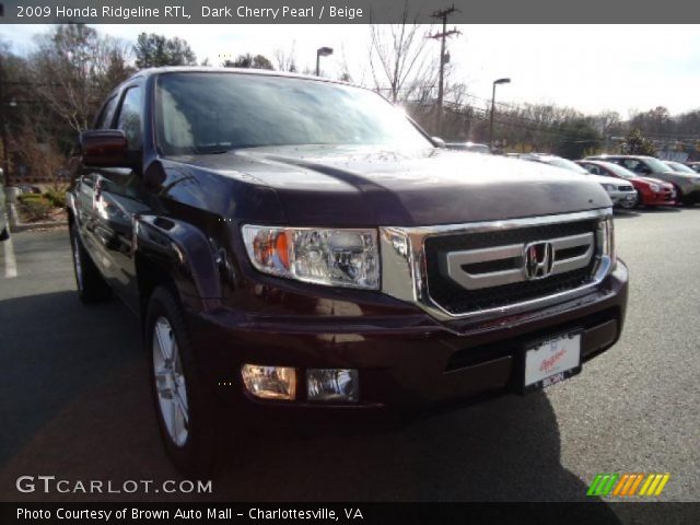 2009 Honda Ridgeline RTL in Dark Cherry Pearl