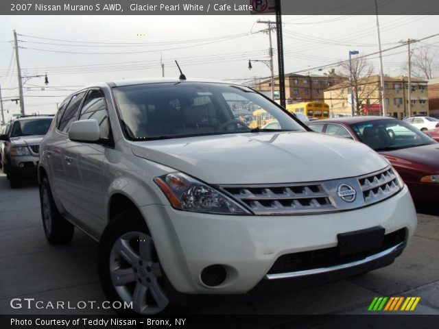 2007 Nissan Murano S AWD in Glacier Pearl White