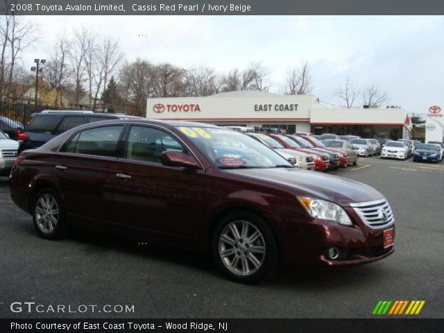 2008 Toyota Avalon Limited in Cassis Red Pearl
