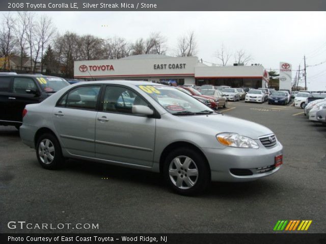 2008 Toyota Corolla LE in Silver Streak Mica