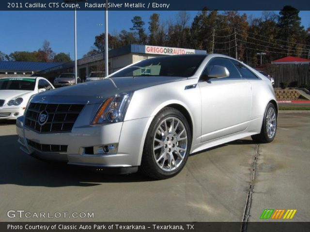 2011 Cadillac CTS Coupe in Radiant Silver Metallic