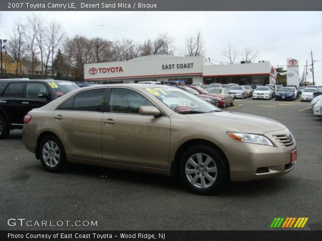 2007 Toyota Camry LE in Desert Sand Mica