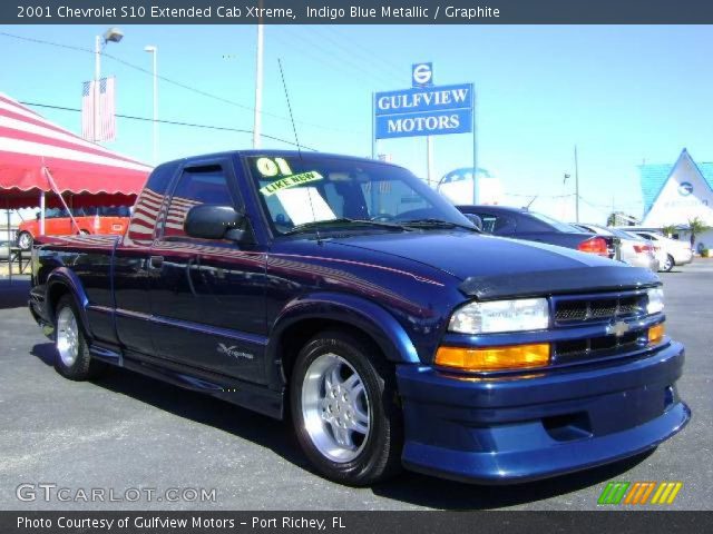 2001 Chevrolet S10 Extended Cab Xtreme in Indigo Blue Metallic