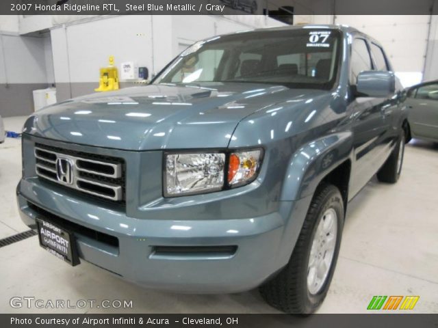 2007 Honda Ridgeline RTL in Steel Blue Metallic