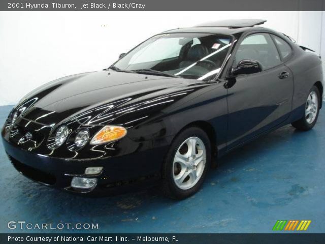 2001 Hyundai Tiburon  in Jet Black