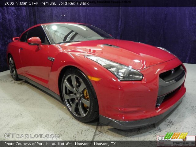 2009 Nissan GT-R Premium in Solid Red