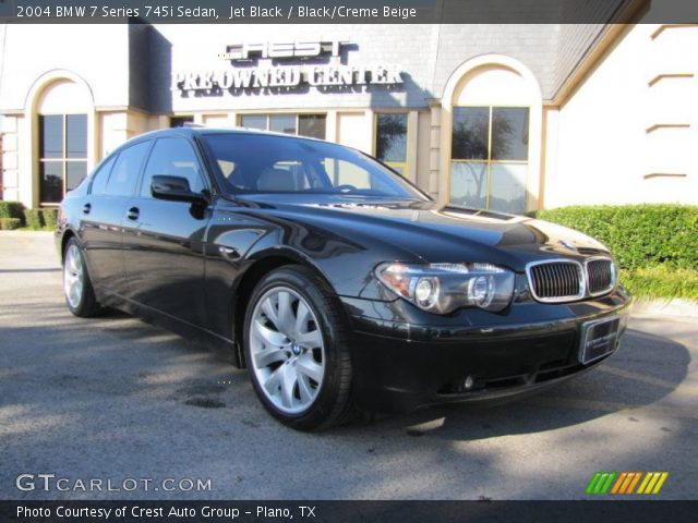 2004 BMW 7 Series 745i Sedan in Jet Black