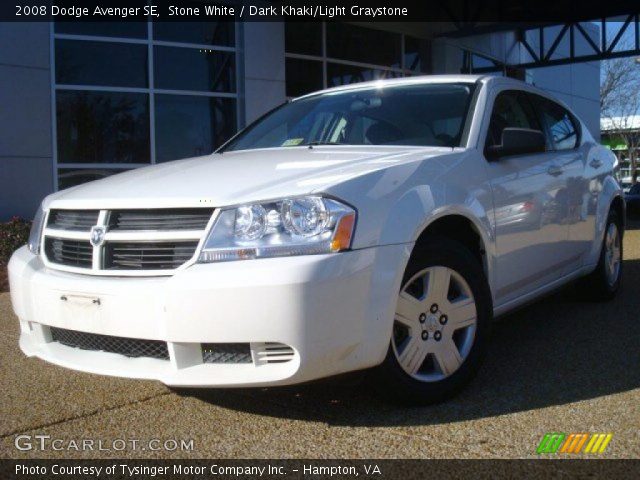 2008 Dodge Avenger SE in Stone White