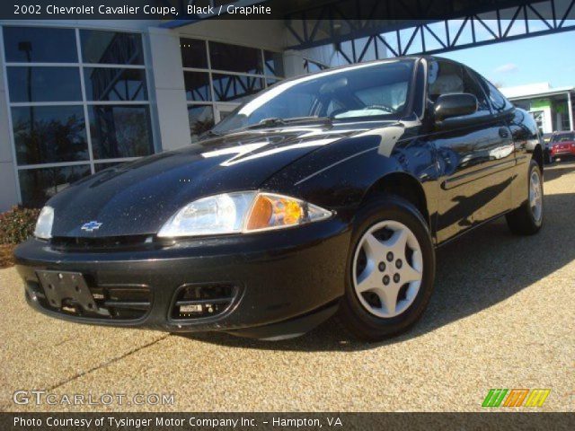 2002 Chevrolet Cavalier Coupe in Black