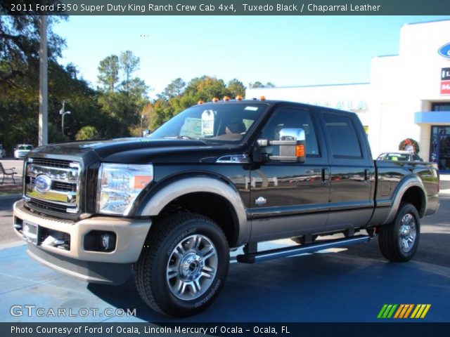 2011 Ford F350 Super Duty King Ranch Crew Cab 4x4 in Tuxedo Black