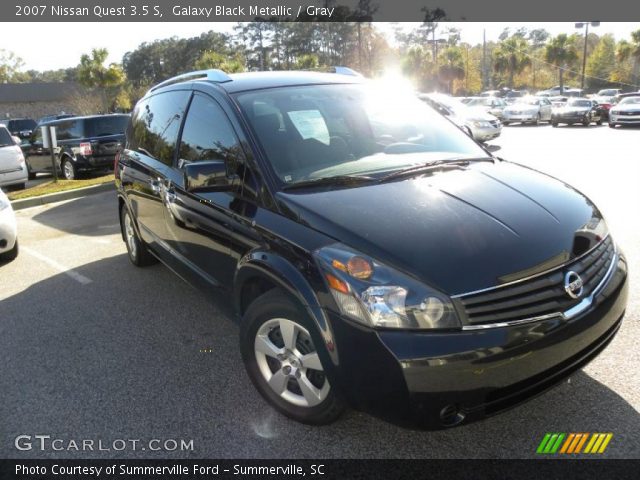 2007 Nissan Quest 3.5 S in Galaxy Black Metallic