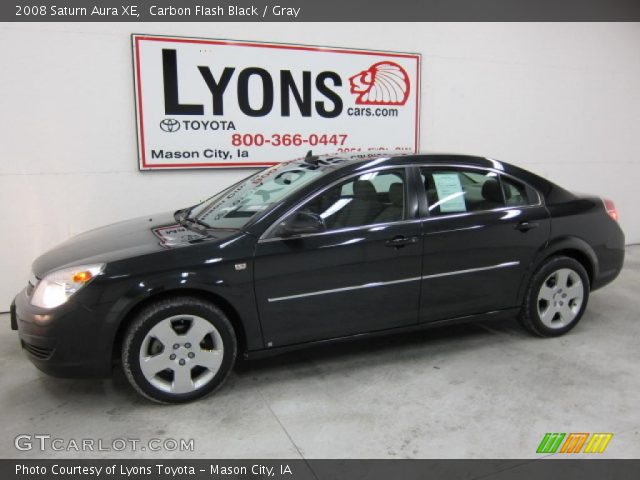 2008 Saturn Aura XE in Carbon Flash Black