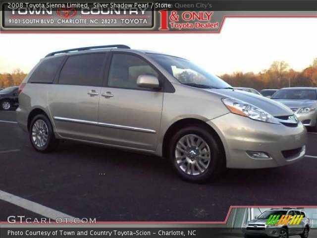 2008 Toyota Sienna Limited in Silver Shadow Pearl