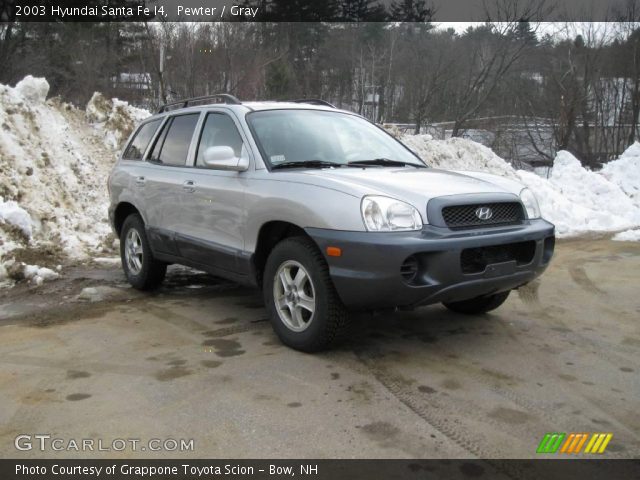 2003 Hyundai Santa Fe I4 in Pewter