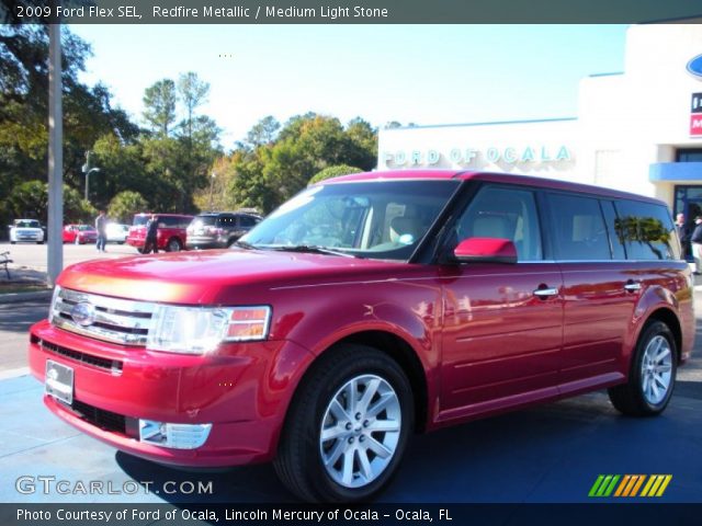 2009 Ford Flex SEL in Redfire Metallic
