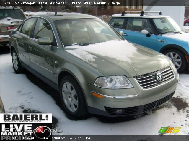 2003 Volkswagen Passat GLX Sedan in Fresco Green Metallic