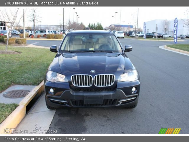 2008 BMW X5 4.8i in Monaco Blue Metallic