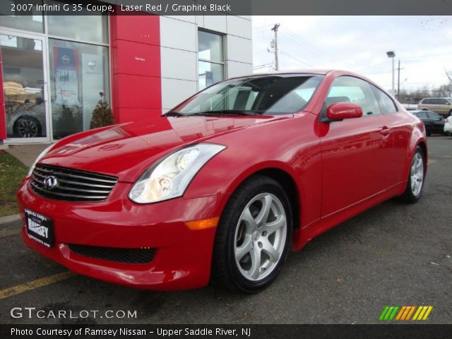 2007 Infiniti G 35 Coupe in Laser Red