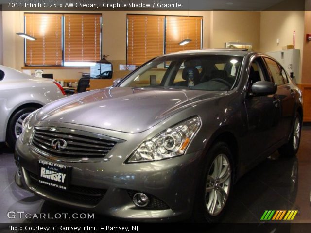 2011 Infiniti G 25 x AWD Sedan in Graphite Shadow