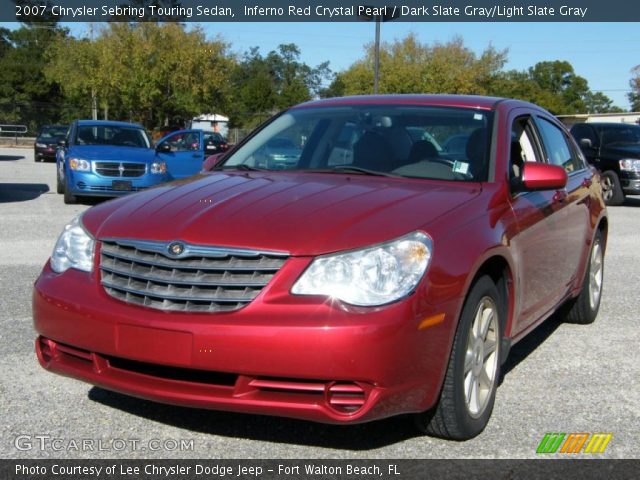 2007 Chrysler Sebring Touring Sedan in Inferno Red Crystal Pearl