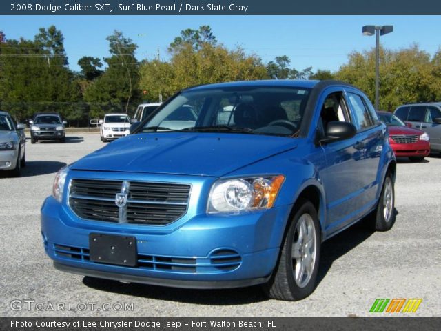 2008 Dodge Caliber SXT in Surf Blue Pearl