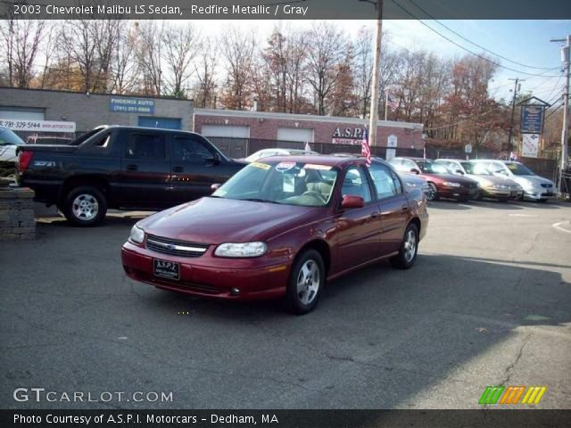 2003 Chevrolet Malibu LS Sedan in Redfire Metallic