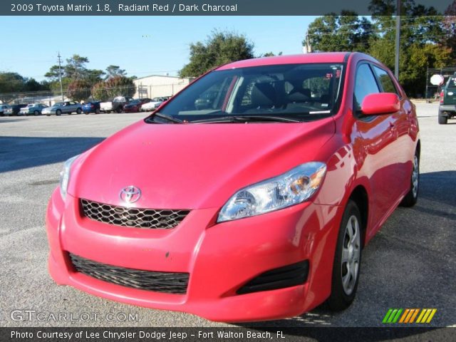 2009 Toyota Matrix 1.8 in Radiant Red