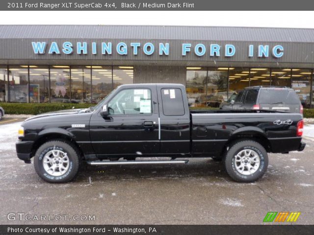 2011 Ford Ranger XLT SuperCab 4x4 in Black