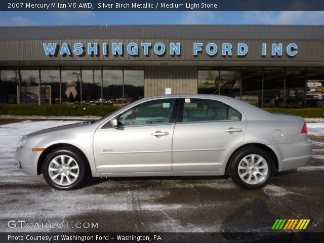 2007 Mercury Milan V6 AWD in Silver Birch Metallic