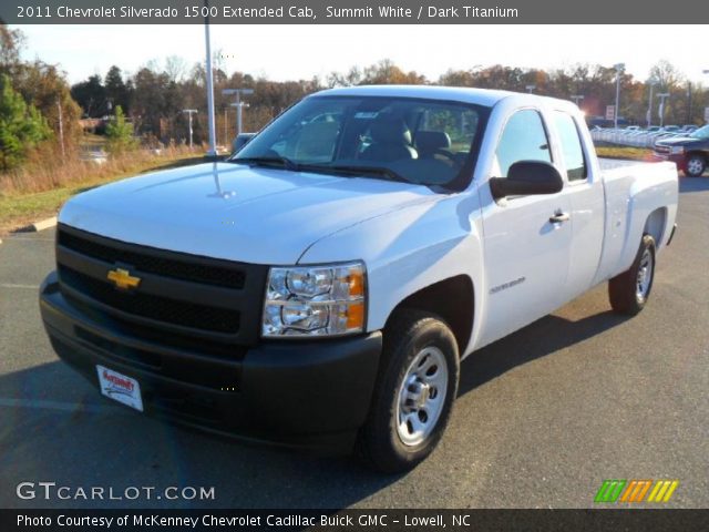 2011 Chevrolet Silverado 1500 Extended Cab in Summit White