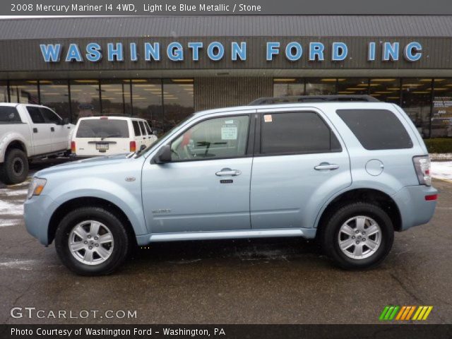 2008 Mercury Mariner I4 4WD in Light Ice Blue Metallic