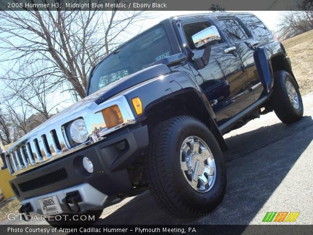 2008 Hummer H3  in Midnight Blue Metallic