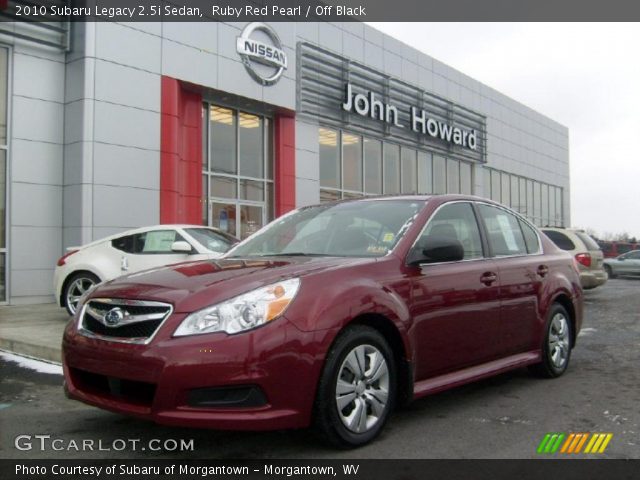 2010 Subaru Legacy 2.5i Sedan in Ruby Red Pearl