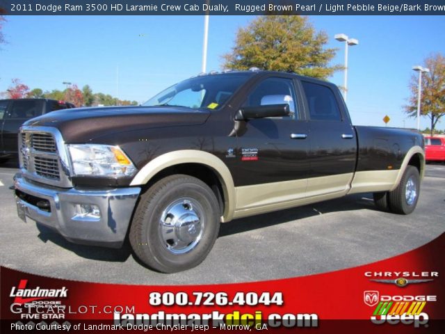 2011 Dodge Ram 3500 HD Laramie Crew Cab Dually in Rugged Brown Pearl