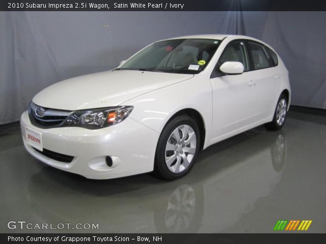 2010 Subaru Impreza 2.5i Wagon in Satin White Pearl