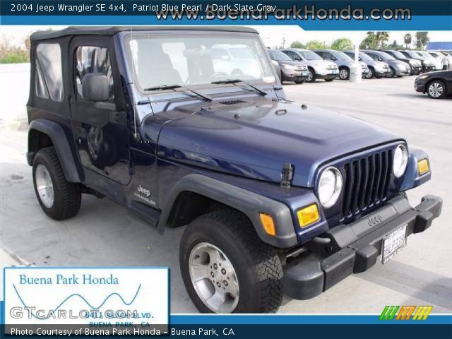 2004 Jeep Wrangler SE 4x4 in Patriot Blue Pearl