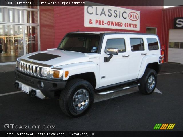2008 Hummer H3  in Birch White