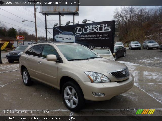 2008 Lexus RX 350 AWD in Savannah Metallic