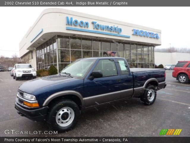 2002 Chevrolet S10 Extended Cab 4x4 in Indigo Blue Metallic