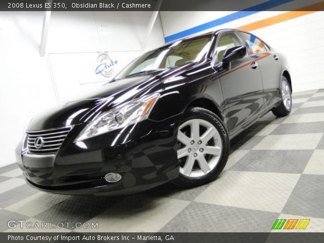 2008 Lexus ES 350 in Obsidian Black