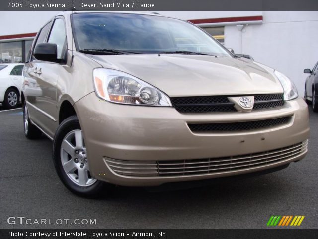 2005 Toyota Sienna LE in Desert Sand Mica