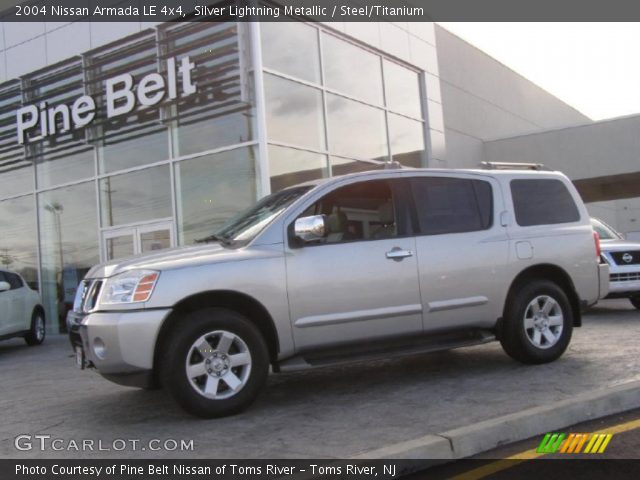 2004 Nissan Armada LE 4x4 in Silver Lightning Metallic